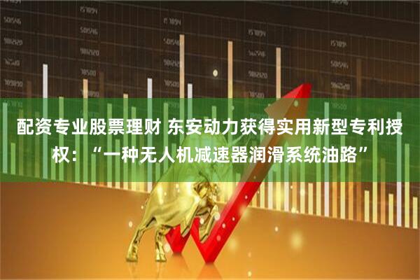 配资专业股票理财 东安动力获得实用新型专利授权：“一种无人机减速器润滑系统油路”